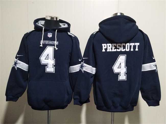 Men's Dallas Cowboys #4 Dak Prescott Navy Ageless Must-Have Lace-Up Pullover Hoodie,We sell and wholesale Men's Dallas Cowboys #4 Dak Prescott Navy Ageless Must-Have Lace-Up Pullover Hoodie on line form chian!